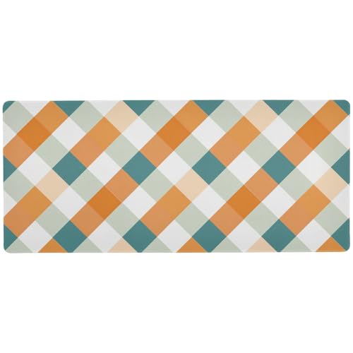 Mauspad für den Schreibtisch, unwaschbar, unwaschbar, 80 x 30 cm, Orange / Grün Mauspad für den Schreibtisch, unwaschbar, unwaschbar, 80 x 30 cm, Orange / Grün von EtherSpher