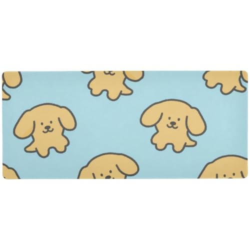 Mauspad mit Cartoon-Motiv, modernes und cooles Mauspad für die Arbeit, modernes Mauspad für den Schreibtisch, 80 x 30 cm, Blau Mauspad mit Cartoon-Motiv, modernes und cooles Mauspad für die Arbeit, modernes Mauspad für den Schreibtisch, 80 x 30 cm, Blau von EtherSpher
