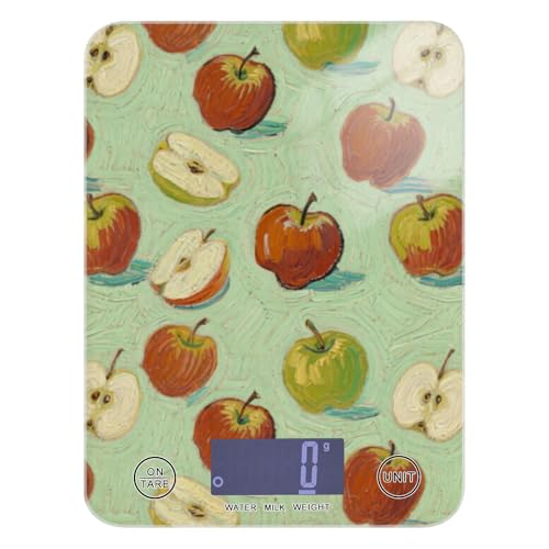 Obstgrüne Kunst-Gemäldewaage zum Abnehmen von Lebensmitteln, 5 kg/5 g, digitale Küchenwaage mit 4 Einheiten für (Benutzer) (Benutzer) (Benutzer) (Benutzer) báscula para pesar comida von EtherSpher
