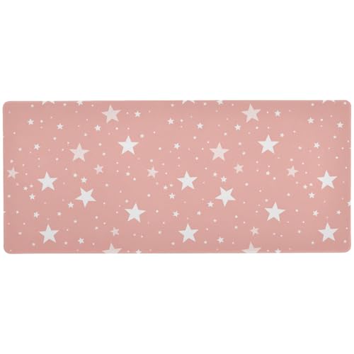 Pink Star Modernes Mauspad für die Arbeit, modernes Mauspad für Schreibtisch, Gaming, 80 x 30 cm Pink Star Modernes Mauspad für die Arbeit, modernes Mauspad für Schreibtisch, Gaming, 80 x 30 cm von EtherSpher