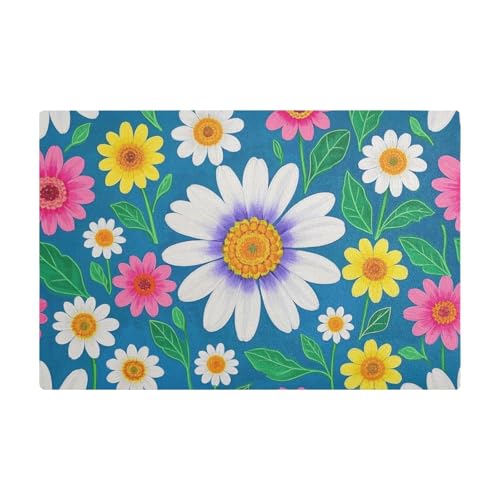 Spring Trendy Daisy Floral Colorful Decorative Coffee Mat for Kitchen Leather Absorbent Quick Dry Mats for Kitchen Spring Trendy Daisy Floral Colorful Decorative Coffee Mat for Kitchen Leather Absorbent Quick Dry Mats for Kitchen von EtherSpher