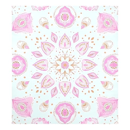 Summer Simple Boho Pastell Dekorative Geschirrspüler-Magnetabdeckung wiederverwendbar einzigartige Kühlschrankmagnete Panel magnetische Abdeckung Urlaubsdekoration 58,4 x 66 cm von EtherSpher