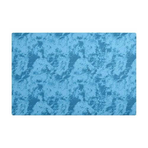 Vintage Solid Blue Tie-Dye Art Dekorative Kaffeematte für Arbeitsplatte, Leder, feuchtigkeitsabsorbierende Kaffeemaschine Matte für Küche von EtherSpher