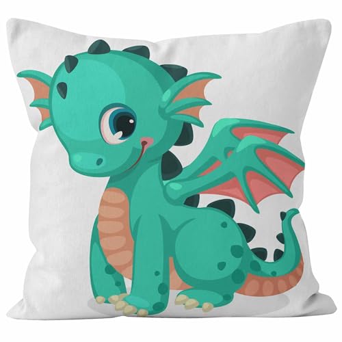 Ethereval Leinen Kissenbezüge Für Sofakissen Kissenbezug Quadratisch 1Pcs, Drachen Kinder Niedlichen Cartoon Kissenbezüge Ethno Kissenbezug Set Vintage 40x40cm Ethereval Leinen Kissenbezüge Für Sofakissen Kissenbezug Quadratisch 1Pcs, Drachen Kinder Niedlichen Cartoon Kissenbezüge Ethno Kissenbezug Set Vintage 40x40cm von Ethereval