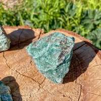 Roher Fuchsit Kristall/Grüner Muskovit Stein Chrom Glimmer Liebe Mitgefühl Körper Herz Seele Meditation Intellekt Verstand von EthericPulse
