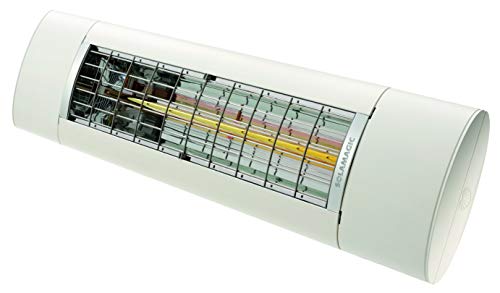 ETHERMA SOLAMAGIC® Infrarotstrahler S2, starker Outdoorstrahler mit 2500 W, Bluetooth-Steuerung, dimmbar, Maße (LxBxH): 866x200x92mm, Farbe: weiß, SM-S2-2500BT-W von Etherma