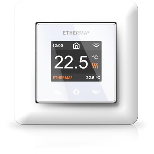 ETHERMA Smart-Thermostat Wi-Fi+App 5-40 C,16A eTOUCH-PRO-1-W von Etherma