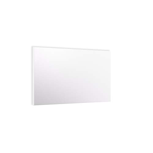 ETHERMA LAVA® BASIC-DM Infrarotheizung für Decke und Wand, 750 W, 62 x 124,5 x 2,2 cm, Strukturierte Oberfläche aus Stahlblech, Made in Austria, TÜV, 5 Jahre Garantie, Farbe: reinweiß, LAVA-BASIC-750DM von Etherma