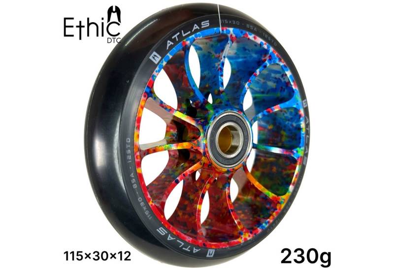 Ethic DTC Stuntscooter Ethic DTC Atlas Stunt-Scooter Rolle 115mm x 30mm 12std Nebula von Ethic DTC