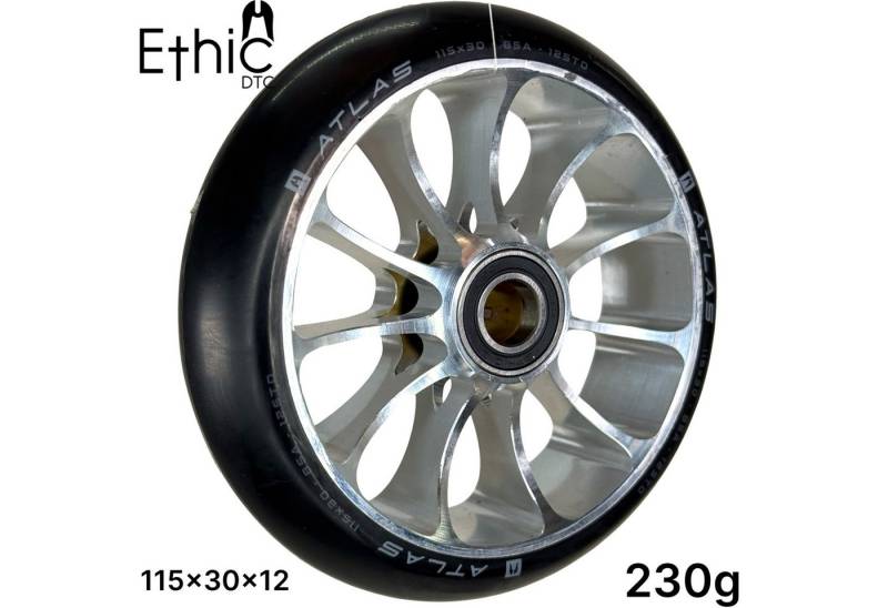 Ethic DTC Stuntscooter Ethic DTC Atlas Stunt-Scooter Rolle 115mm x 30mm 12std Raw von Ethic DTC