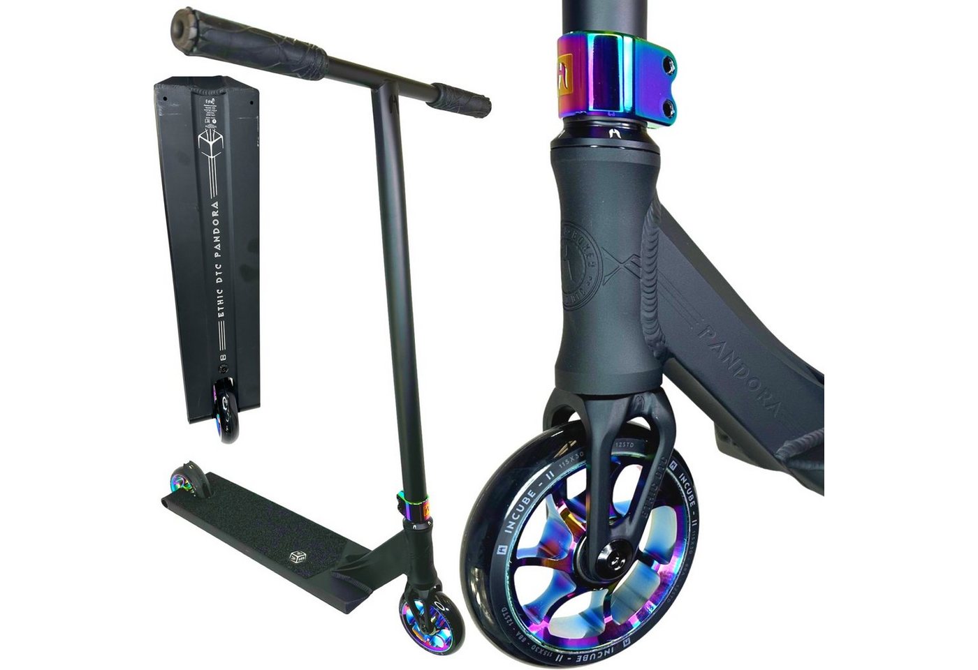 Ethic DTC Stuntscooter Ethic DTC Pandora L Stunt-Scooter H=90cm 3,4kg Neochrome von Ethic DTC