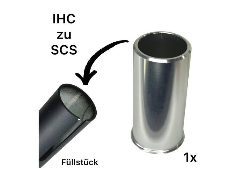 Ethic DTC Stuntscooter Ethic DTC Stunt-Scooter IHC 31,8 auf SCS Lenker Füllstück Adapter Slv von Ethic DTC
