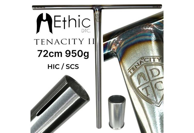 Ethic DTC Stuntscooter Ethic DTC Tenacity V2 Stunt Scooter Bar HIC/SCS Raw von Ethic DTC