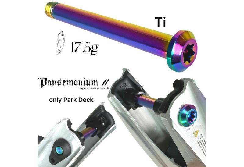 Ethic DTC Stuntscooter Fantic26 M8x73mm Titanschraube für Ethic Pandemonium V2 Hinterachse von Ethic DTC