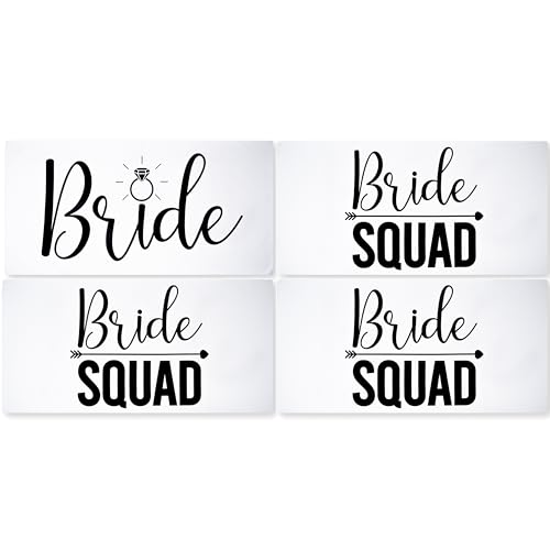 Ethisa Bride Squad Handtuch für Strand, Junggesellinnenabschied, klassisches Design für Brautjungfern, passend zu zukünftiger Braut, Team-Braut, Stamm, Junggesellinnenabschied, 152,4 x 76,2 cm, 4 von Ethisa