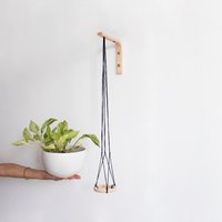 Wandbehang Pflanzenhalter, Wand Pflanzenhänger, Holz Hängender Wandhaken Zum Aufhängen Von Pflanzen, Pflanzenhaken von EthnicaDesigns