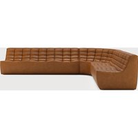 Ethnicraft N701 Modulare Sofagranitur 90° Rund rechts aus Anilinleder Ethnicraft N701 Modulare Sofagranitur 90° Rund rechts aus Anilinleder von Ethnicraft