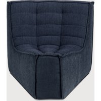 Ethnicraft N701 Modulsofa 45° Ecke Rund aus Recycelter Baumwolle von Ethnicraft