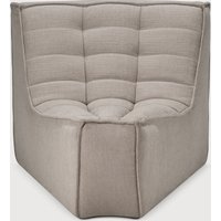 Ethnicraft N701 Modulsofa 45° Ecke Rund aus Recycelter Baumwolle von Ethnicraft
