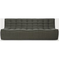 Ethnicraft N701 Modulsofa Dreisitzer aus Recycelter Baumwolle von Ethnicraft