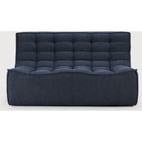 Ethnicraft N701 Modulsofa Zweisitzer aus Recycelter Baumwolle von Ethnicraft