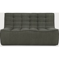 Ethnicraft N701 Modulsofa Zweisitzer aus Recycelter Baumwolle von Ethnicraft