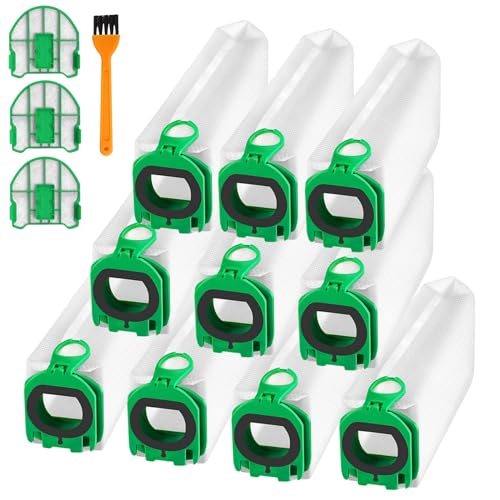 10 Stück Staubsaugerbeutel für Vorwerk Kobold VB100 VB 100 FP100 FP 100, Beutel Filtertüten für Kobold VB100 Akku-Staubsauger, Filtertüten Ersatz Staubbeutel für Kobold VB100 Akku-Staubsauger Beutel von Etievort