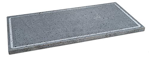 Etna Stone & Design Lava Grill Grillpfanne Lavastein Etnea Hebelplatte 60 x 30 cm für Backofen und Grill Kochen Fleisch, Fisch, Gemüse und Pizza Etna Stone & Design Lava Grill Grillpfanne Lavastein Etnea Hebelplatte 60 x 30 cm für Backofen und Grill Kochen Fleisch, Fisch, Gemüse und Pizza von Etna Stone&Design