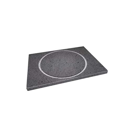 Etna Stone & Design Pizza Stone Pizzastein 40 x 30 x 2 cm und gratis Schaufel, Lavastein ETNEA Hebelplatte für Pizza, Brot und Süßspeisen Etna Stone & Design Pizza Stone Pizzastein 40 x 30 x 2 cm und gratis Schaufel, Lavastein ETNEA Hebelplatte für Pizza, Brot und Süßspeisen von Etna Stone&Design