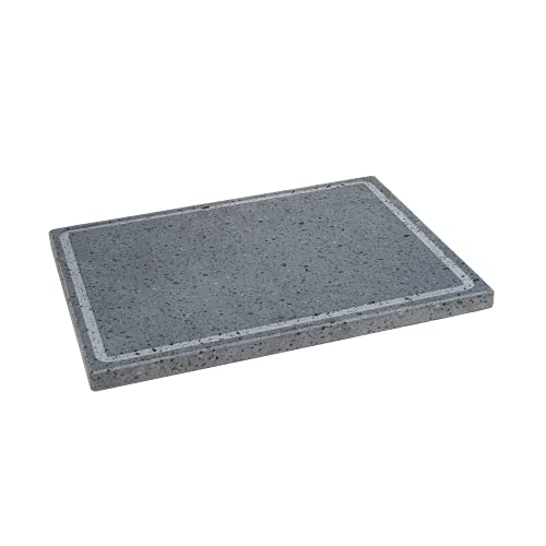 LAVA GRILLL_ETNE STEAKER STEINLAVA STEINLAVA POLIERT 40x30 cm FÜR DEN GEHÄLTCHEN UND GRILLL FLEISCH, FISCH, GEMÜSSE UND PIZZA Etna Stone & Design (M) von Etna Stone&Design