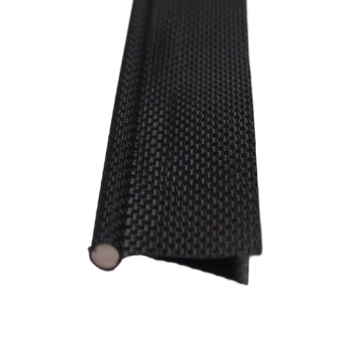 Caravan 3 m Vorzeltschiene, 6 mm, Doppelklappe, schwarzer PVC-Kern, Markisenschiene, geeignet für alle Camping/Markisen/Zelte/Wohnmobil von Etomvoop