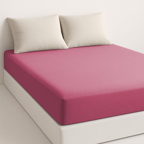 Mikrofaser Spannbettlaken 135x190/200cm Matratzen bis 28cm Weich und Atmungsaktiv - Fuchsia Mikrofaser Spannbettlaken 135x190/200cm Matratzen bis 28cm Weich und Atmungsaktiv - Fuchsia von Etrexonline