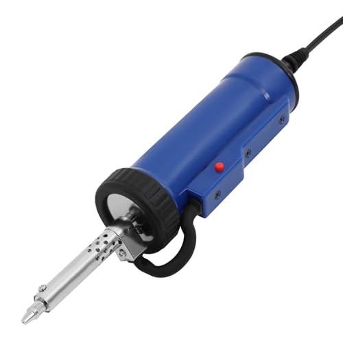 Entlötpumpe Lötabsauger 2 in 1 Zinnsaug und Heizung Lötkolben Lötzinnsauger Entlötkolben Lötzinn Sauger Entlötsaugpumpe mit 4 Entlötdüsen (1mm 1.5mm 2mm) Auslöten Löten Löthilfe (EU PLUG) von Etrhdfyts