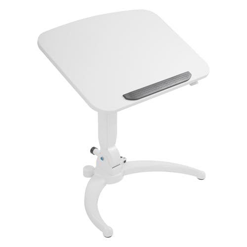 Etrhdfyts 70cm Breit Stehpult Höhenverstellbar 75-110cm mit Rollen Neigbar Klappbar Laptoptisch Schreibtisch Computertische von Etrhdfyts
