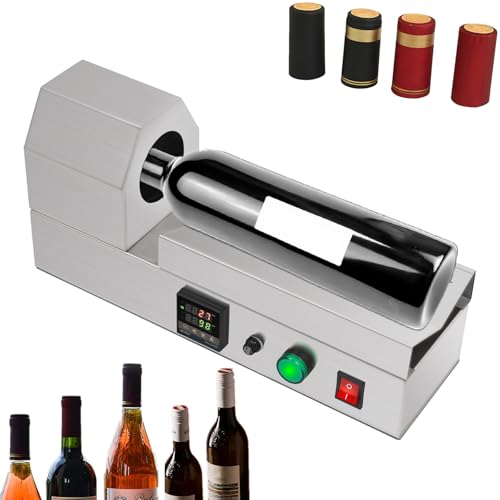 PP/PVC-Kapsel-Schrumpfer Versiegelung Maschine für Schrumpfkapseln für Flaschen Max.70mm-Durchmesser Weinflaschen Weinflaschenverschluss Flaschenverschlüsse 1–2Sekunden/Flasche Schrumpfmaschine 0-400℃ von Etrhdfyts