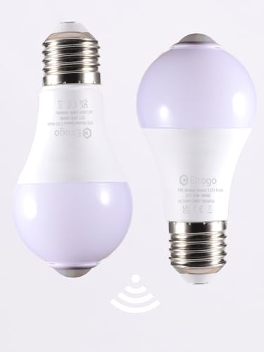 Etrogo LED Lampe mit PIR-Bewegungsmelder und Dämmerung E27 10W ersetzt 100W Energiesparlampe, Warmweiß 3000K 1000LM 120° Abstrahlwinkel für Garage Veranda Einfahrt Keller von Etrogo