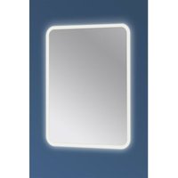 Abgerundeter Badezimmerspiegel mit led 80x60 cm Mit Oberlicht Bluetooth-Kit eingebaut Spiegel und Anti-Beschlag von Etrusca