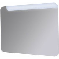 Beleuchteter Badezimmerspiegel mit LED-Ausschnitt 90x60 cm Mit Vergrößerungsspiegel Mit Touch-Schalter Ohne Bluetooth Kit Spiegel ohne Anti-Beschlag von Etrusca