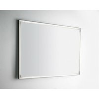 Led-Badezimmerspiegel 80x60 cm mit Außenrahmen Simil Silber Ohne Touch-Schalter Ohne Bluetooth-Kit Spiegel und Anti-Beschlag von Etrusca