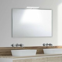 Maßgefertigter Badezimmerspiegel mit Aluminium-Außenrahmen 30 cm bis 100 cm von Etrusca