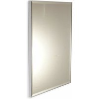 Maßgefertigter Spiegel mit weißem, dickem Rahmen bis zu 40 cm bis zu 30 cm von Etrusca