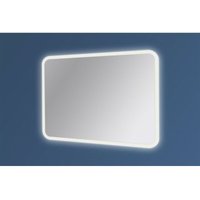 Led-Badezimmerspiegel 100x70 cm sandgestrahlt Ohne Vergrößerungsspiegel Ohne Überlaufbeleuchtung Bluetooth-Kit eingebaut Spiegel ohne Anti-Beschlag von Etrusca
