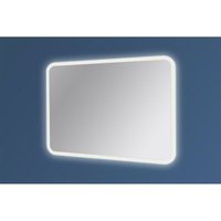 Sandgestrahlter LED-Badezimmerspiegel 100x70 cm Mit Vergrößerungsspiegel Mit Deckenbeleuchtung Bluetooth-Kit eingebaut Spiegel und Anti-Beschlag von Etrusca