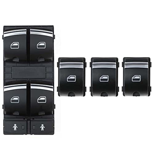 Etsuhiro 4F0959851J 4F0959855B Für A-UDI A6L Q7 2006-2015 Elektrische Fensterhebertaste 4F0959851J 4F0-959-851J (Farbe : Set) von Etsuhiro