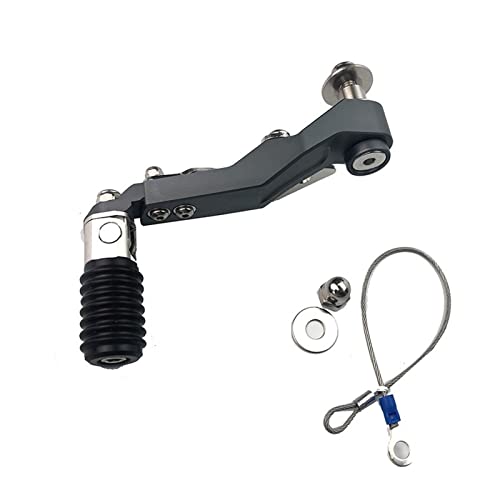Für B&MW R1250GS R 1250GS LC R 1250 GS ADV 2019 2020 2021 Motorrad Einstellbarer Klappschalthebel Schaltpedalhebel Motorrad Fußstützen Pedale (Farbe : Titanium) von Etsuhiro