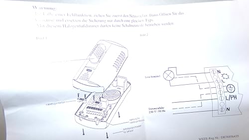 Schnurdimmer 230V/60-300Watt schwarz von Ett