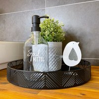 Spender Spülmittel 200 Ml - Nachhaltig Seifenspender Glasflasche Spenderflasche Pumpspender Nachfüllbar | 02 von EttenhuberDesign