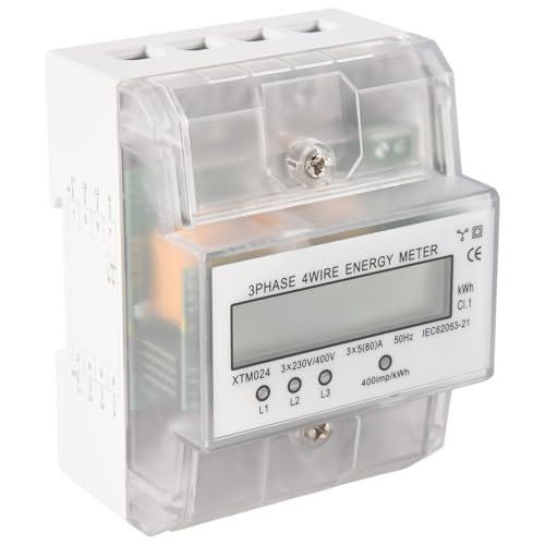 Etyrerre 3 Phasen 4 Draht EnergiezäHler 220/380V 5 80A Energieverbrauch KWh MessgeräT DIN Schieneninstallation Digitaler Leistungsmesser Etyrerre 3 Phasen 4 Draht EnergiezäHler 220/380V 5 80A Energieverbrauch KWh MessgeräT DIN Schieneninstallation Digitaler Leistungsmesser von Etyrerre