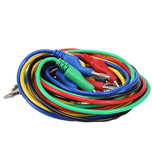 Etyrerre 5 STÜCKE Stapelbare Banane zu Bananen Stecker Test Leitungen Weiche Elektrische Test Kabel Draht 3.3Fuß / 1M für Multimeter 1000V 15A Etyrerre 5 STÜCKE Stapelbare Banane zu Bananen Stecker Test Leitungen Weiche Elektrische Test Kabel Draht 3.3Fuß / 1M für Multimeter 1000V 15A von Etyrerre