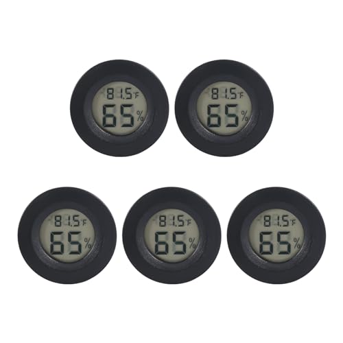 Etyrerre 5er Pack Hygrometer Thermometer Digitaler LCD Monitor Luftfeuchtigkeitsmessgerät Gauge für Luftbefeuchter Luftentfeuchter Etyrerre 5er Pack Hygrometer Thermometer Digitaler LCD Monitor Luftfeuchtigkeitsmessgerät Gauge für Luftbefeuchter Luftentfeuchter von Etyrerre